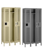 Tennsco Single Tier Ventilated Steel Lockers