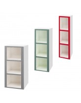 Three Compartment Plastic Cubby Lockers