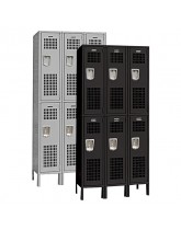 Double Tier Ventilated Gym Lockers