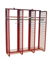 Quick Drying Flat Coat Hangers for Turnout Gear Lockers