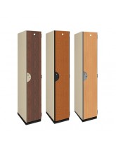 Single Tier Wood Storage Locker (Wood Grain Finish)