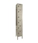 Six Tier Electronic Box Locker Beige