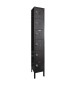 Six Tier Electronic Box Locker Black
