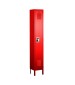 Single Tier Electronic Locker Red