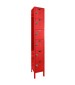 Six Tier Electronic Box Locker Red