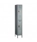 Double Tier Electronic Locker Gray