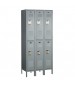 Gray Double Tier Metal Lockers