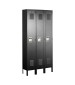 Black Single Tier Steel Lockers 