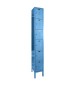 Blue Six Tier Metal Box Locker