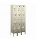 Beige Triple Tier Metal Lockers