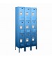 Blue Triple Tier Metal Lockers