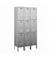 Gray Triple Tier Box Door Lockers