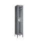 Single Tier Invincible II Ventilated Athletic Locker Gray