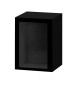 15" Wide Plastic Cubby Black