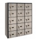 15 Wood Cell Phone Lockers Unit White
