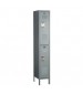 Gray Extra Wide Double Tier Metal Locker