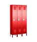 Red Single Tier School Lockers