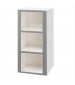 18 Wide Three Compartment Plastic Cubby Lockers