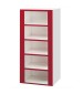 18" Wide Five Compartment Plastic Cubby Lockers