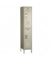 Beige Super Large Double Tier Steel Locker