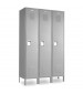 Metal Single Tier Lockers Gray