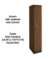 Single Tier Wood Locker (Brown)