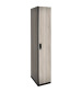 Single Tier Wood Locker (White)