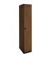Single Tier Wood Locker (Brown)