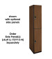 Double Tier Wooden Locker (Brown)