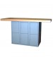 Two Station Vertical Shop Locker Workbench