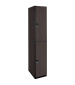 Double Tier Wooden Locker (Black)