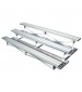 Three Row Low Rise Aluminum Bleacher with Double Footboards