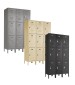 Triple Tier Pull Tab Lockers