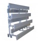 Four Row Tip and Roll Aluminum Bleacher 12" Seat 