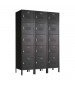 Five Tier Box Lockers With Pull Tabs black