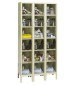 Hallowell Six Tier Safety View Lockers