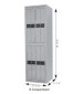 Eight Compartment Uniform Lockers Dimensions