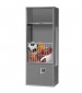 Gray Ball Storage Locker