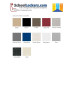 Color Chart - some colors may not be available
