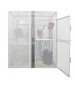 Wire Mesh Storage Locker Front Extension Panels