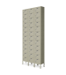 36 Cell Phone Lockers Unit Beige