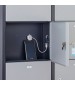 Phone in tablet charging locker