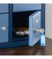 desk mount pistol locker with key
