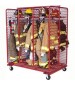 Double Row Mobile Turnout Gear Locker