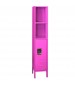 pink kids locker with cubbies