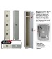 Hallowell Double Tier Maintenance Free Locker