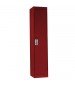 Ruby Red Hadrian Locker Shown with Optional Colored Dress Ends (not included)