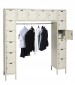 Hallowell 16 Person Locker Parchment
