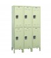Hallowell Extra Wide Double Tier Steel Lockers