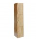 Triple Tier Wood Wardrobe Locker